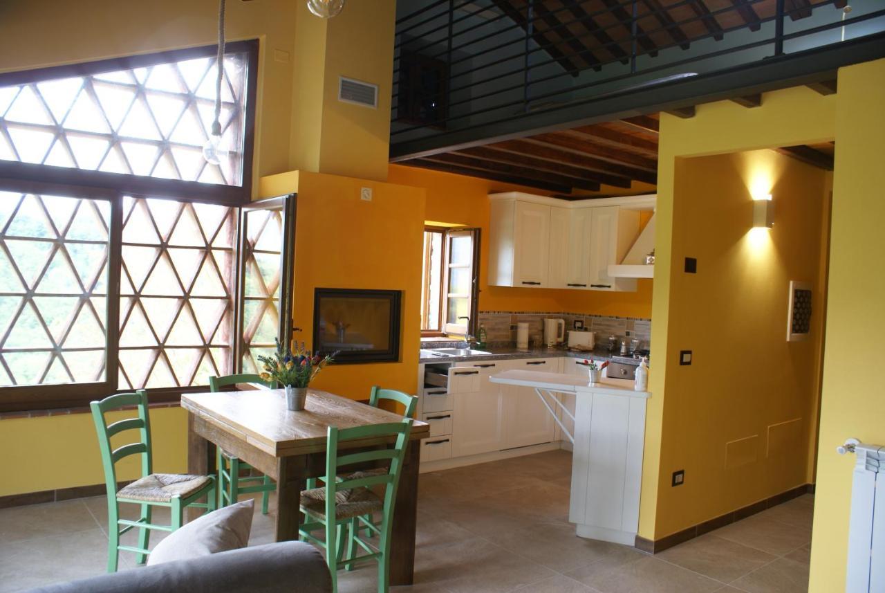 Tramonto Casa Barga Toscana Ristrutturata 2021 ภายนอก รูปภาพ